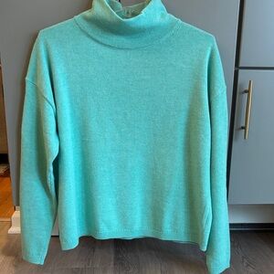 Talbots Mint Green Turtleneck Sweater